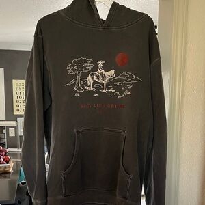 Men's Graphic Hoodie - Black